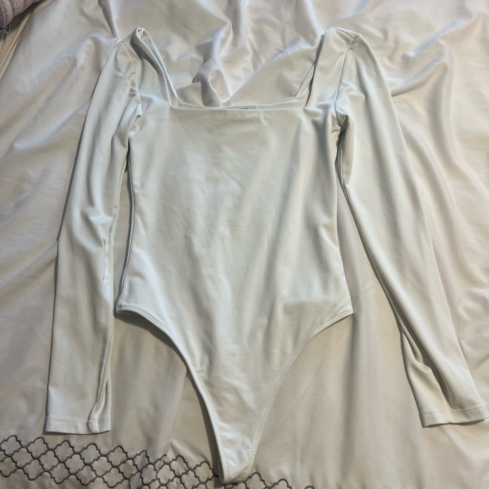 White BABATON bodysuit